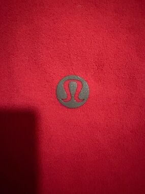 lululemon athletica Red Tank Top with Black Logo